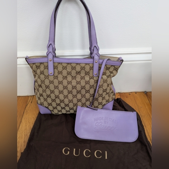 Gucci Diamante Craft Tote With Pouch and Dustbag VGUC - Picture 2 of 13